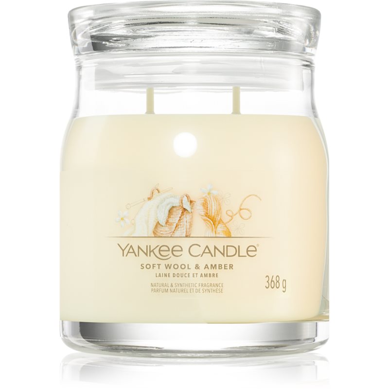 Yankee Candle Soft Wool & Amber candela profumata 368 g Yankee Candle Soft Wool & Amber candela profumata 368 g
