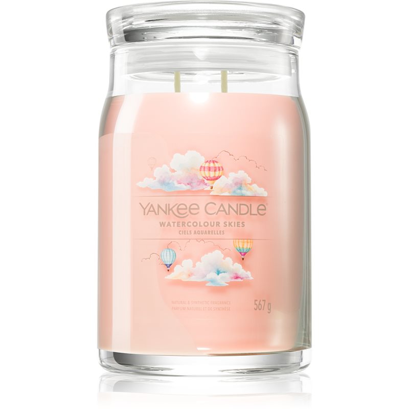 Yankee Candle Watercolour Skies candela profumata Signature 567 g Yankee Candle Watercolour Skies candela profumata Signature 567 g