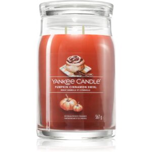 Yankee Candle Pumpkin Cinnamon Swirl candela profumata 567 g
