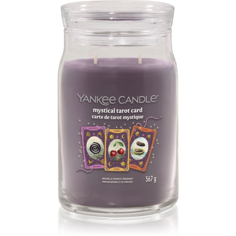 Yankee Candle Halloween Mystical Tarot Card candela profumata Signature 567 g Yankee Candle Halloween Mystical Tarot Card candela profumata Signature 567 g