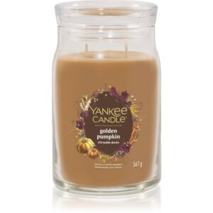 Yankee Candle Golden Pumpkin candela profumata Signature 567 g