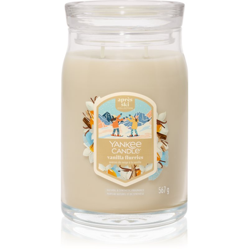 Yankee Candle Vanilla Flurries candela profumata Signature 567 g Yankee Candle Vanilla Flurries candela profumata Signature 567 g