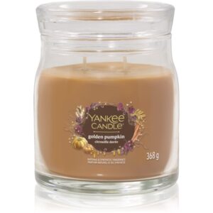 Yankee Candle Golden Pumpkin candela profumata Signature 368 g