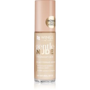 AA Wings of Color Gentle Nude Foundation fondotinta liquido effetto idratante colore 404 Natural Beige 30 ml