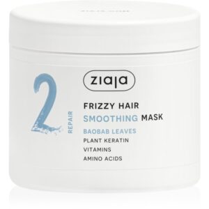 Ziaja Plant Essentials Baobab Leaves maschera lisciante per capelli ricci 350 ml