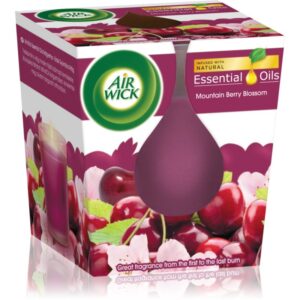 Air Wick Essential Oil Mountain Berry Blossom candela profumata 105 g