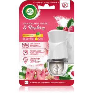Air Wick Electric Sparkling Rose & Raspberry diffusore elettrico per ambienti con ricarica 19 ml
