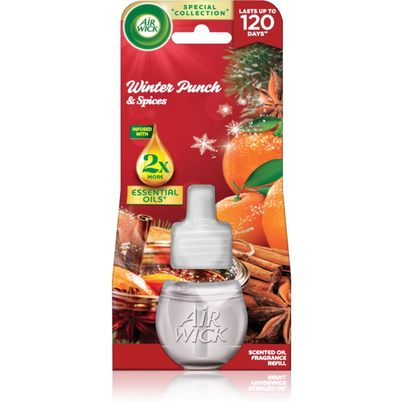 Air Wick Winter Punch Winter Punch & Spices diffusore elettrico per ambienti ricarica 19 ml Air Wick Winter Punch Winter Punch & Spices diffusore elettrico per ambienti ricarica 19 ml