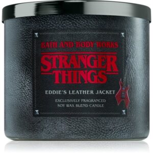 Bath & Body Works Stranger Things Eddie's Leather Jacket candela profumata 411 g