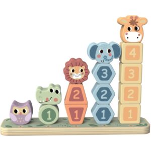 2Kids Toys Puzzle anelli da infilare a forma di animale Farm 3y+ 16 pz