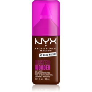 NYX Professional Makeup Make ‘Em Wonder fondotinta opacizzante leggero colore 41 Warm Walnut 30 ml