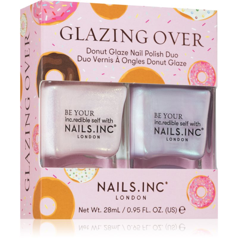 Nails Inc. Glazing Over Donut Glaze set di smalti per unghie Nails Inc. Glazing Over Donut Glaze set di smalti per unghie