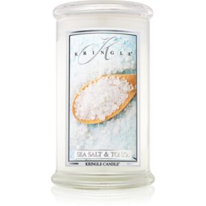 Kringle Candle Sea Salt & Tonka candela profumata 624 g