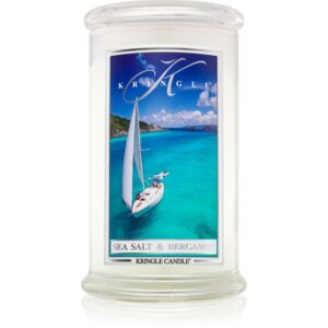 Kringle Candle Sea Salt & Bergamot candela profumata 623 g
