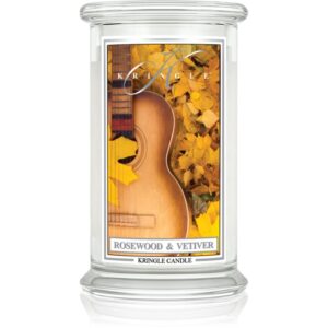 Kringle Candle Rosewood & Vetiver candela profumata 623 g