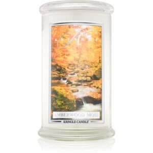 Kringle Candle Amberwood Moss candela profumata 624 g