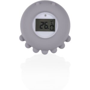 Zopa Silicone Digital Thermometer 2in1 termometro digitale per la vasca Dove Grey 1 pz