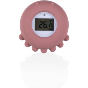 Zopa Silicone Digital Thermometer 2in1 termometro digitale per la vasca Old Pink 1 pz