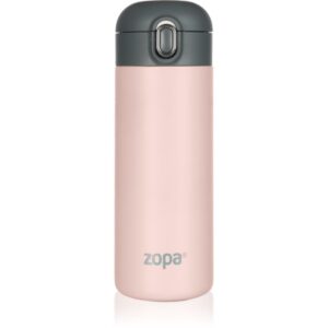 Zopa Thermo Bottle thermos con cannuccia Candy Pink 400 ml