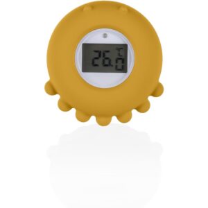 Zopa Silicone Digital Thermometer 2in1 termometro digitale per la vasca Mustard Yellow 1 pz