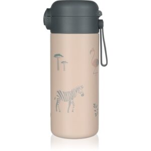 Zopa Thermo Bottle with Silicone Holder and Drinking Spout thermos con cannuccia Safari 350 ml
