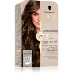 Schwarzkopf Creme Supreme tinta permanente per capelli colore 6-0 Natural Dark Blonde 60 ml